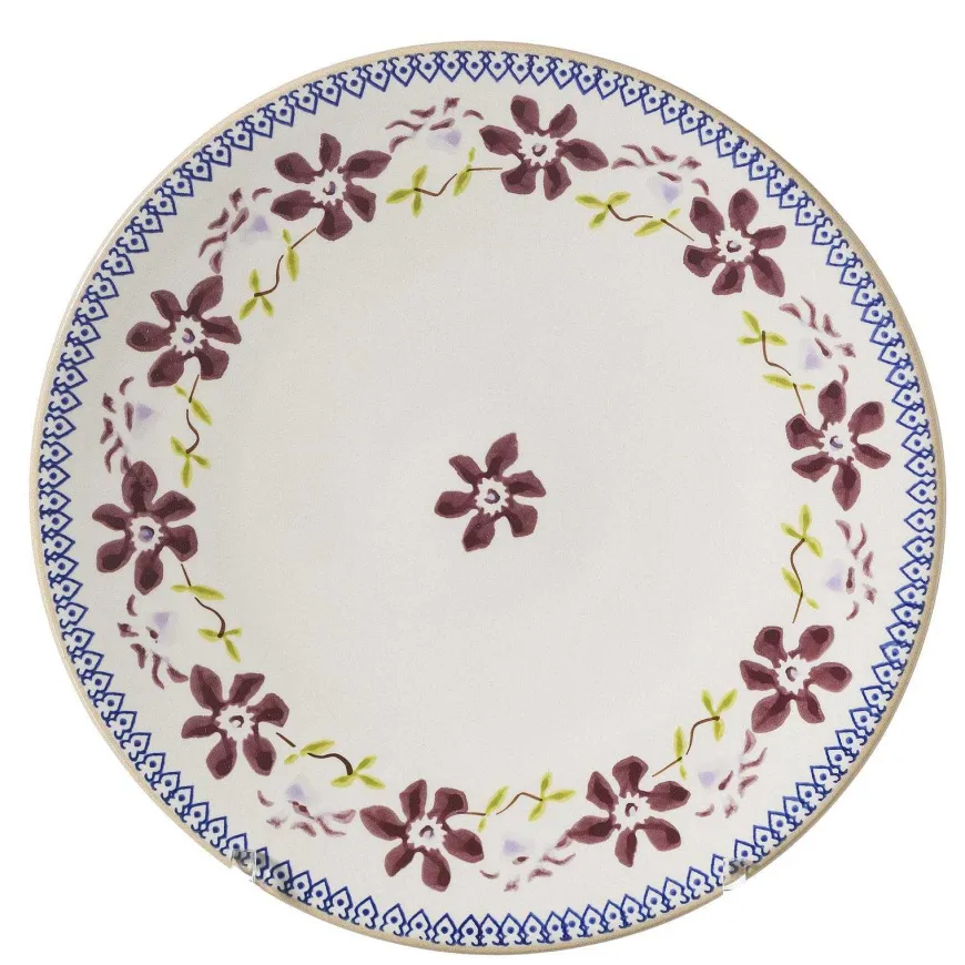 New 2 Everyday Plates Clematis Plates