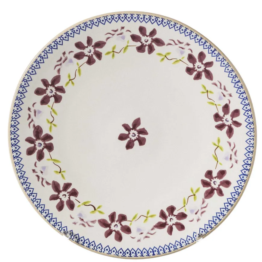 New 2 Everyday Plates Clematis Plates