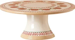 Cheap 9" Footed Cake Plate Apple Apple