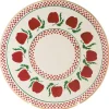 Hot 9" Footed Cake Plate Apple Serving