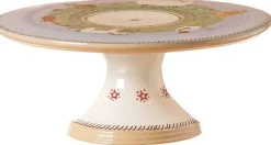 Hot 9" Footed Cake Plate Assorted Animals Landscapes