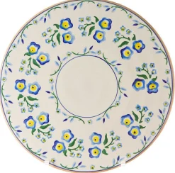 Best 9" Footed Cake Plate Forget Me Not Tea Fanatic'S Gifts