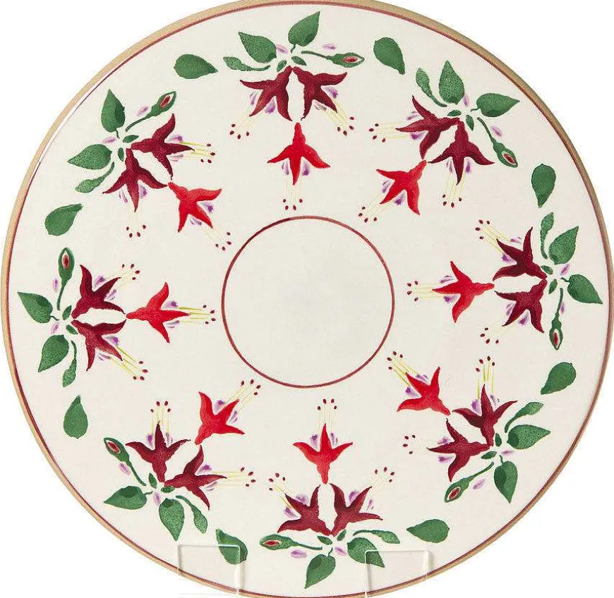 Cheap 9" Footed Cake Plate Fuchsia Serving