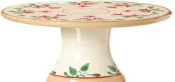 Best 9" Footed Cake Plate Fuchsia Tea Fanatic'S Gifts