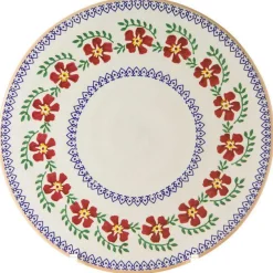 Fashion 9" Footed Cake Plate Old Rose Mother'S Day