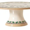 Online 9" Footed Cake Plate Reindeer Reindeer