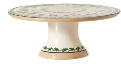 Online 9" Footed Cake Plate Reindeer Reindeer