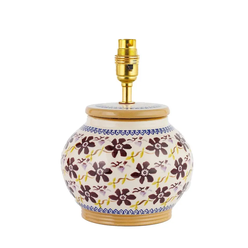 New 5" Lamp Clematis Base Only Clematis