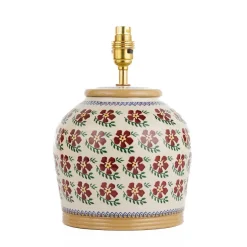 New 7" Lamp Old Rose Base Only Wedding Gifts