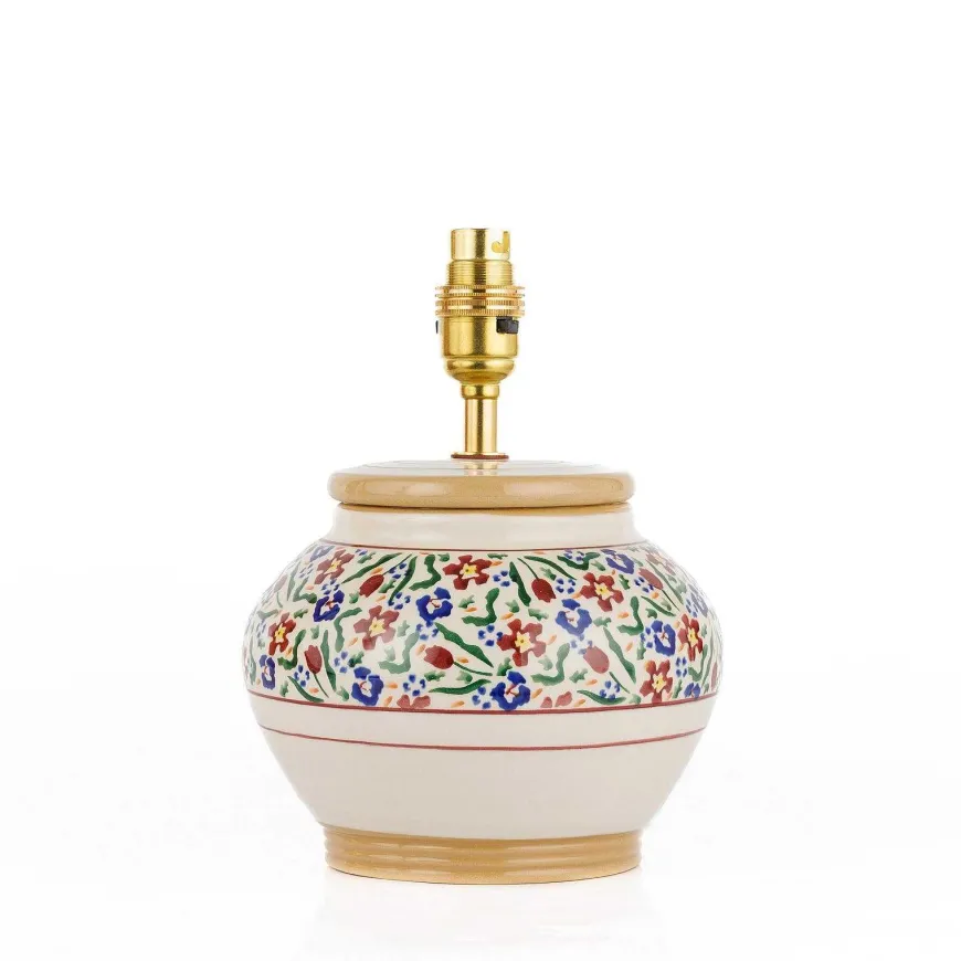 Clearance 5" Lamp Wild Flower Meadow Base Only Wedding Gifts