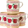 Best Sale 4 Small Mugs Apple Special Event Gifts
