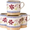 Discount 4 Small Mugs Clematis Coffee Addict'S Gifts