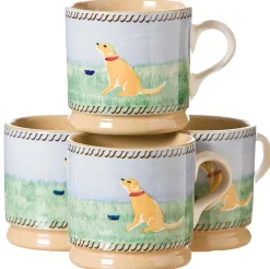 Cheap 4 Small Mugs Dog Coffee Addict'S Gifts