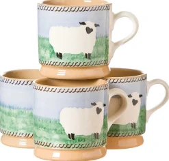 Best 4 Small Mugs Sheep Landscapes