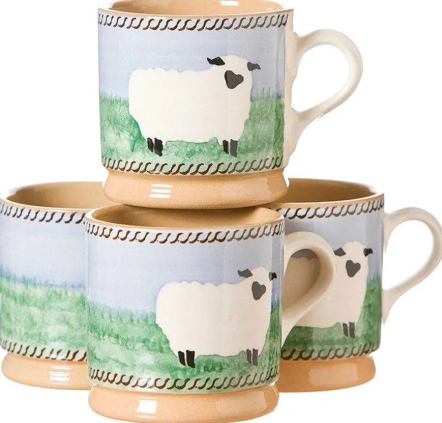 Best 4 Small Mugs Sheep Landscapes