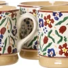 Fashion 4 Small Mugs Wild Flower Meadow Special Event Gifts