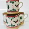 Cheap 4 Small Mugs Winter Robin Gift Sets