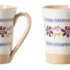 Best Sale 2 Tall Mugs Clematis Clematis