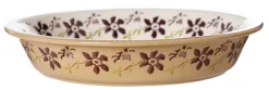Fashion Classic Pie Dish Clematis Food Lover'S Gifts