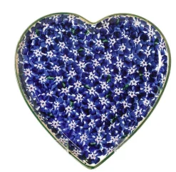 Sale Cookie Jar And Medium Heart Plate Lawn Dark Blue Gift Sets