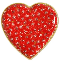 Cheap Cookie Jar And Medium Heart Plate Lawn Red Valentine'S Day