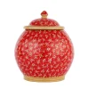 Flash Sale Cookie Jar Lawn Red Storage Jars