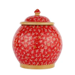 Flash Sale Cookie Jar Lawn Red Storage Jars