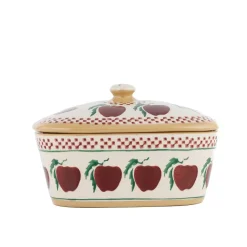 Cheap Covered Butterdish Apple Apple