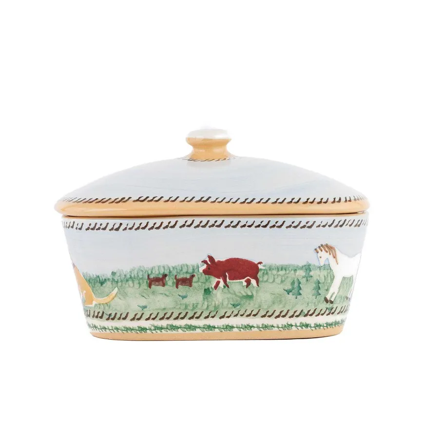 Best Covered Butterdish Assorted Animals Tea Fanatic'S Gifts