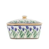 Best Sale Covered Butterdish Blue Blooms Serving Accessories
