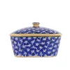 Fashion Covered Butterdish Dark Blue Lawn Lawn