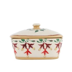 Shop Covered Butterdish Fuchsia Mother'S Day