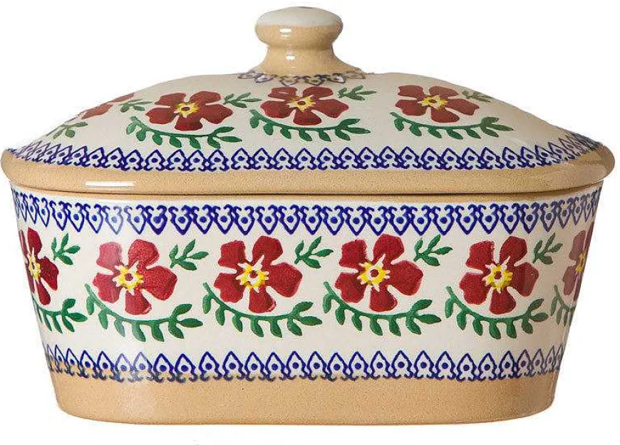 Best Covered Butterdish Old Rose Old Rose