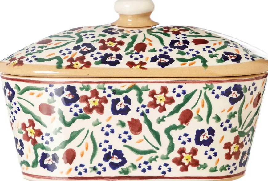 Best Covered Butterdish Wild Flower Meadow Serving Accessories