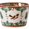 Sale Custard Cup Winter Robin Food Lover'S Gifts