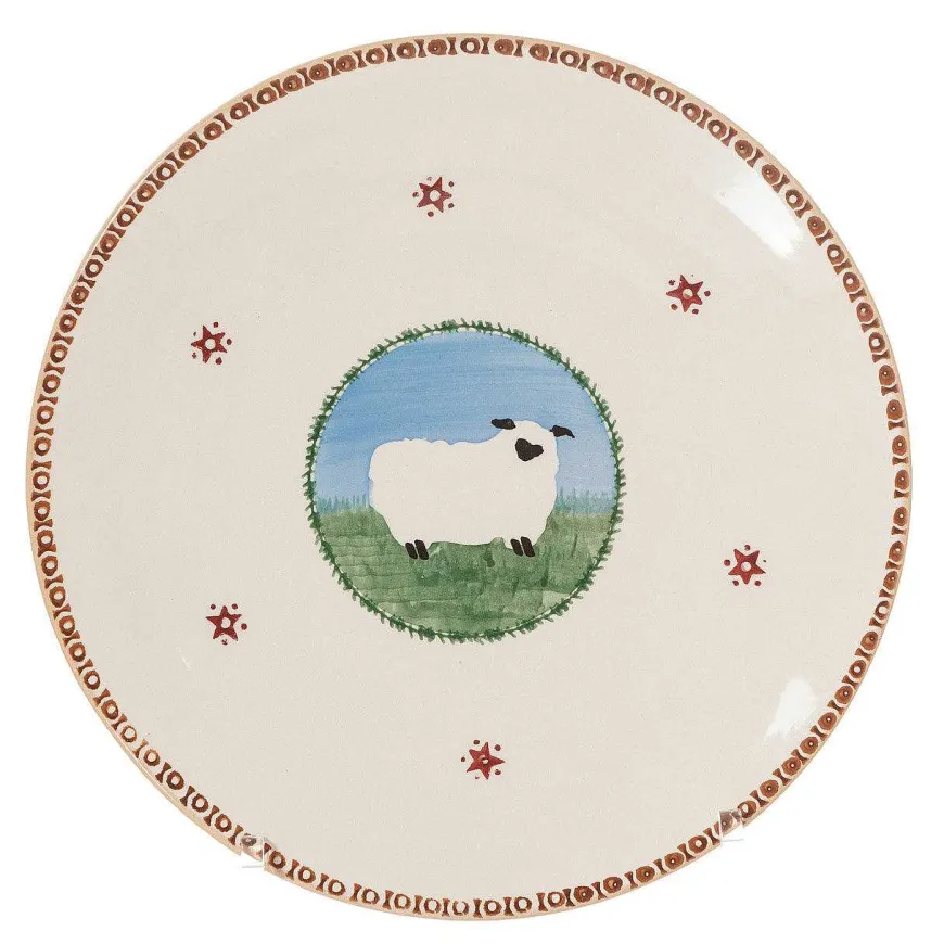 Fashion Everyday Plate Sheep Landscapes