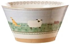 Best Sale Large Angled Bowl Assorted Landscape Landscapes