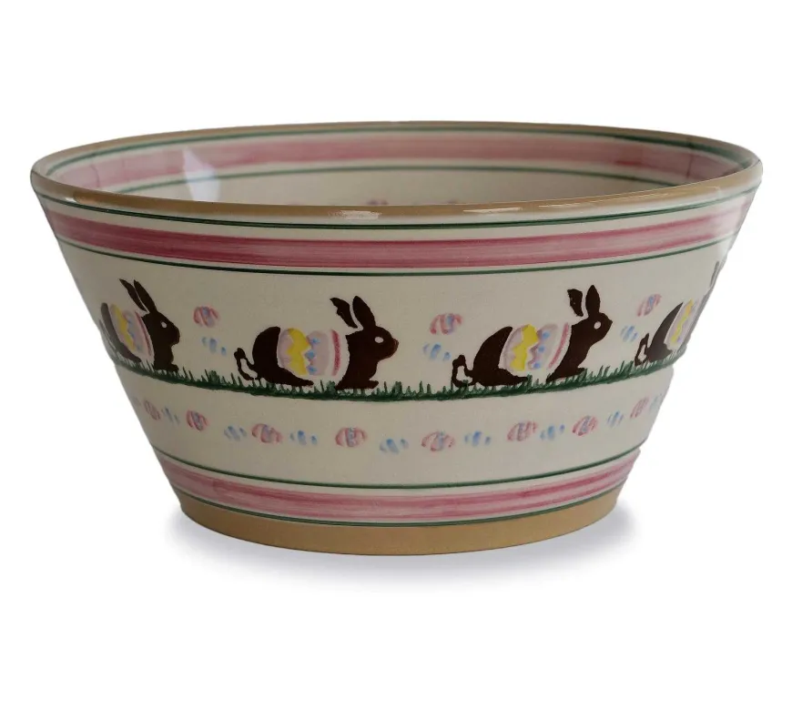 New Large Angled Bowl Easter Bunny 2022 House Warming Gifts