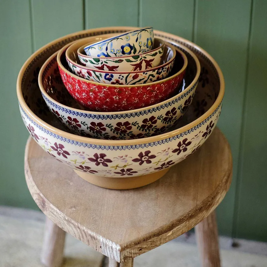 Discount Large Bowl Old Rose 12Cm (4.5"H) Bowls
