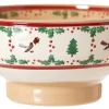 Clearance Large Bowl Winter Robin Winter Robin