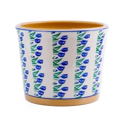Shop Large Cache Pot Indoor Blue Blooms New In