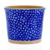 New Large Cache Pot Indoor Lawn Dark Blue New In