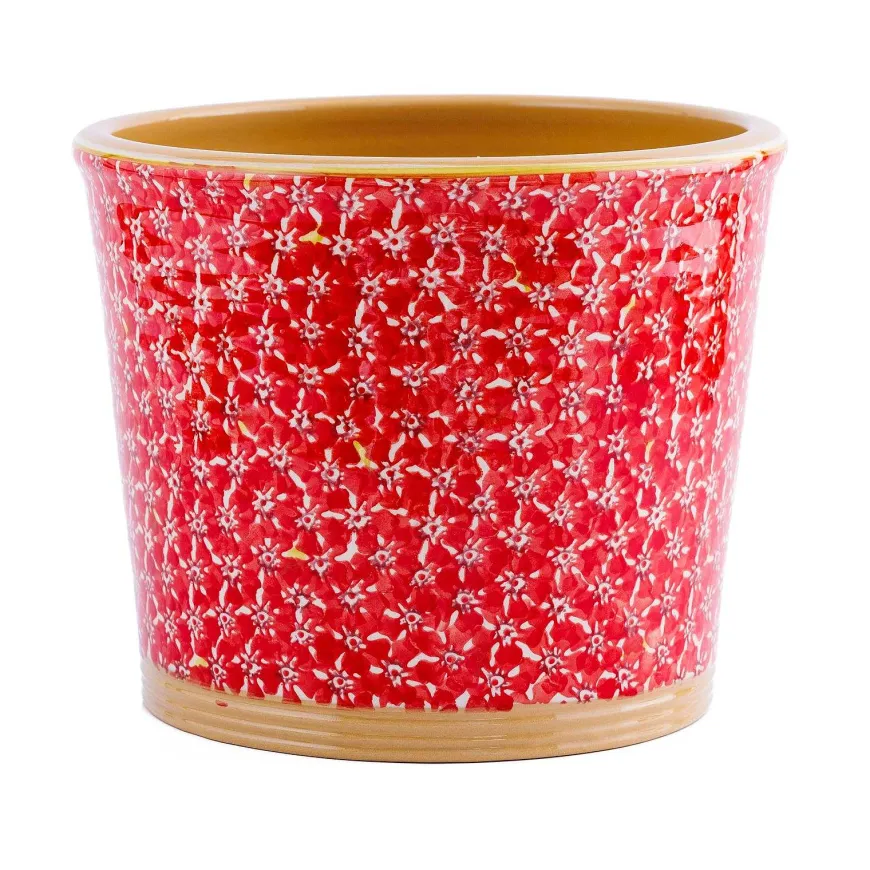 Best Large Cache Pot Indoor Lawn Red Wedding Gifts