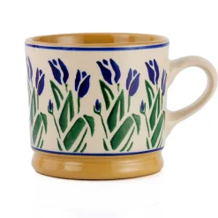 Hot Large Mug Blue Blooms Mugs