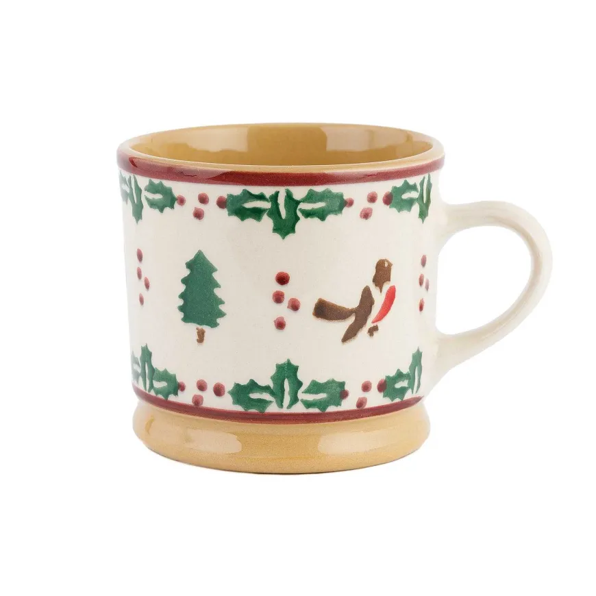 Cheap Large Mug Winter Robin Christmas