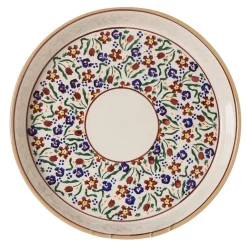 Outlet Large Quiche Dish Wild Flower Meadow Oven Friendly Dishes