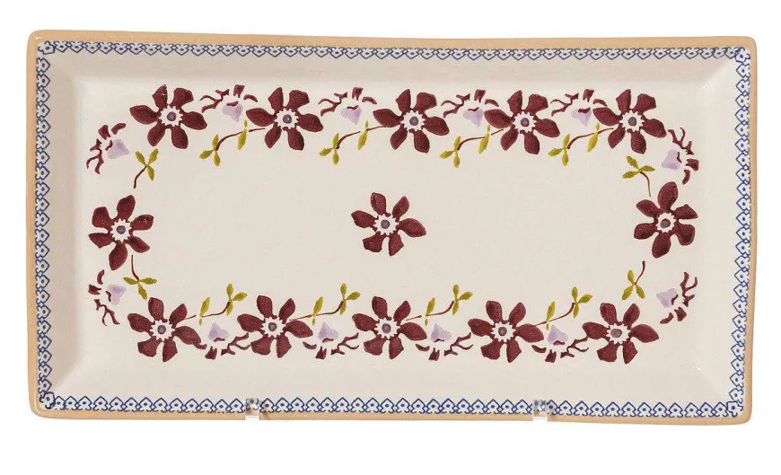 Online Large Rectangle Plate Clematis Plates