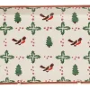 Store Large Rectangle Plate Winter Robin Plates