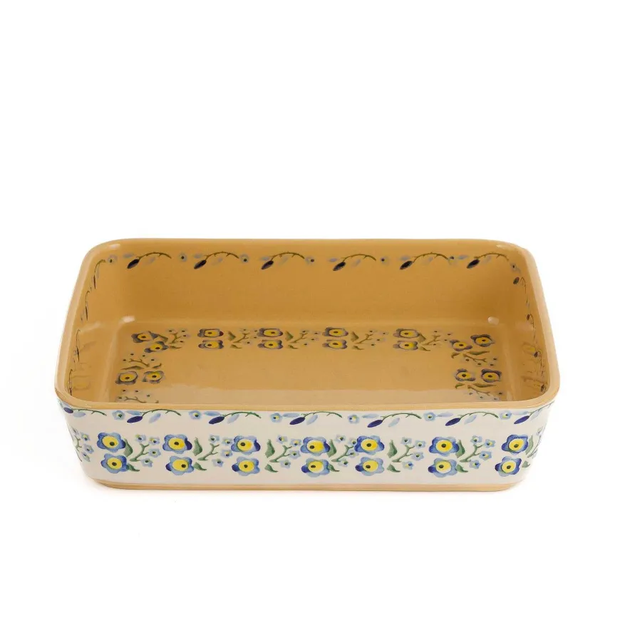 Online Large Rectangular Oven Dish Forget Me Not Forget Me Not