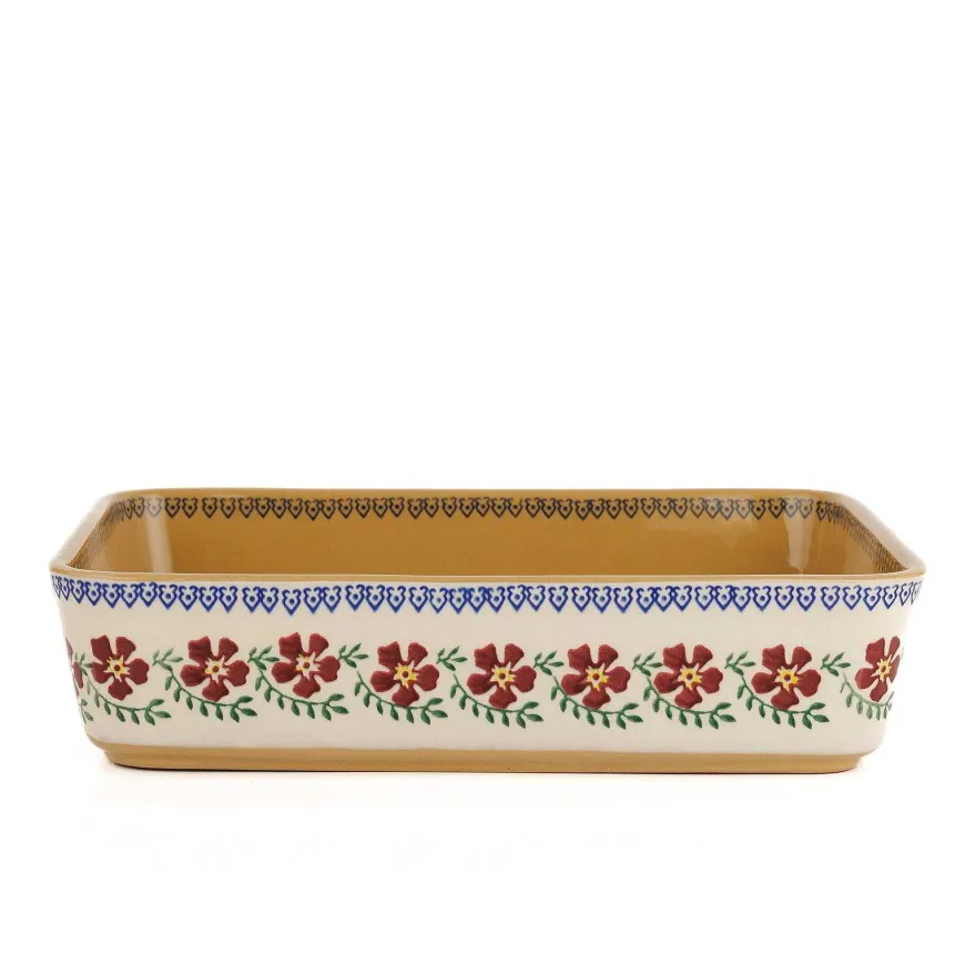 New Large Rectangular Oven Dish Old Rose Oven Friendly Dishes